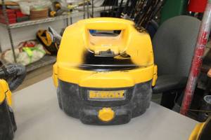 lot 127 image: DeWalt CordlessCorded WetDry Vacuum Heavy Duty DC500