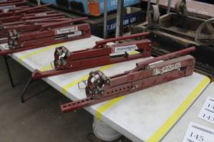 lot 145 image: Lot of (2) Southwire Maxisjax Reel Stands