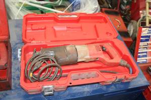 lot 177 image: Milwaukee Sawzall Heavy Duty  with Plastic Case