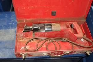 lot 179 image: Milwaukee Sawzall Heavy Duty  with Metal Case