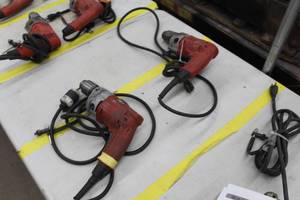 lot 306 image: Lot of (2) Milwaukee Magnum Holeshooter 12 Drills