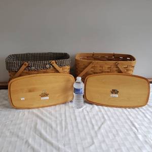 lot 75 image: Longaberger Classic Picnic Baskets