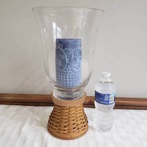lot 45 image: Longaberger Candle Stand with Shade