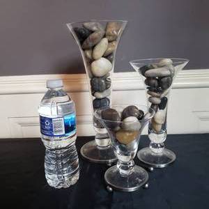 lot 51 image: Southern Living Decor Vases with Peddle Accents