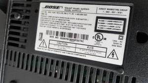 lot 8 image: Bose Wave Music System Model AWRCC2 with Remote