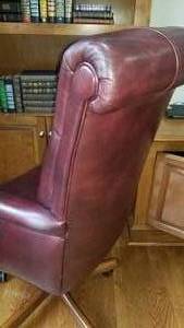 lot 6 image: Bradford Leather Executive Chair (a)
