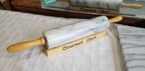 lot 87 image: Marble Rolling Pin and Board