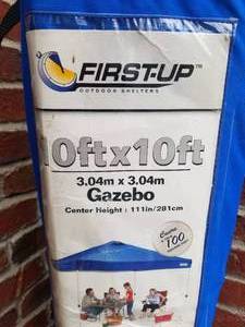 lot 206 image: First-Up Outdoor Shelters Gazebo 10 x 10