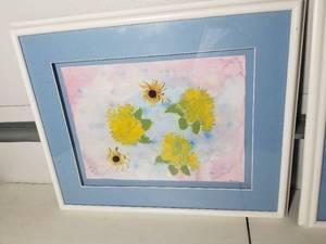 lot 205 image: Cute Watercolor Flower Art