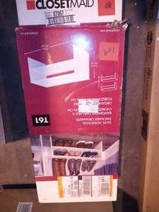 lot 109 image: Selectives 24 in. W White Base Organizer for Wood Closet System