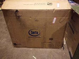 lot 113 image: Serta - Executive Office Chair - Black