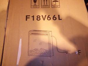 lot 145 image: Altra Electric Fireplace Insert Model F18V66L 18 1400w