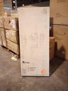 lot 146 image: 39 in. Rectangular Espresso Computer Desk with Open Storage by Furinno