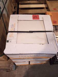 lot 151 image: Michelangelo White 12 in. x 12 in. Porcelain Floor and Wall Tile (42.99 Sq Ft)