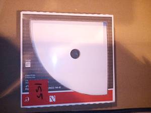 lot 155 image: Restore 8 in. W Resin Wall Mounted Corner Shower Shelf Tile in White by Daltile
