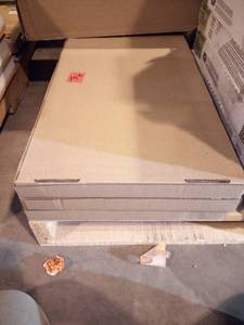 lot 156 image: Impressions 48 in. W Walnut Top Shelf Kit by ClosetMaid