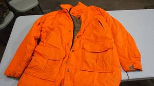 lot 16 image: Gamehide Blaze Orange Hunting Jacket