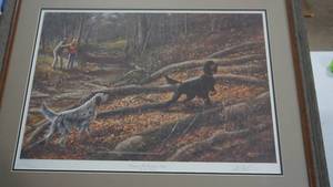 lot 127 image: Framed, Signed & Numbered Print Keeping the Tradition Alive by Bob Bertram
