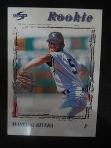 lot 21 image: 1995 Score Mariano Rivera Rookie Card #225