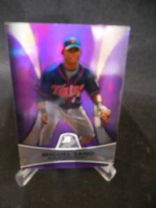 lot 24 image: 2010 Bowman Platinum Refractor Miguel Sano Rookie Card LK