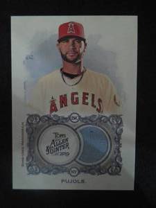 lot 26 image: 2019 Topps Allen & Ginter Albert Pujols Jersey Relic Card #FSRB-AP