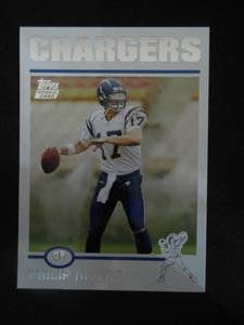 lot 28 image: 2004 Topps Philip Rivers Rookie Card #375