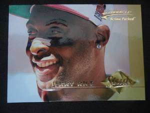 lot 31 image: 1997 Action Packed STUDS Jerry Rice Promo Card #4
