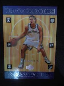 lot 49 image: 1999 Upper Deck Dirk Nowitzki Rookie Card #320