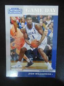 lot 50 image: 2019 Contenders Draft PIcks Zion Williamson Rookie Card #1