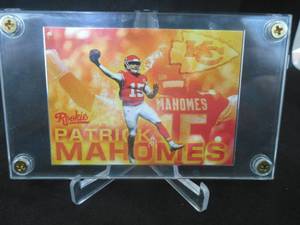 lot 70 image: 2017 Espn Patrick Mahomes Rookie Card- LK
