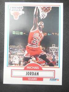 lot 98 image: 1990 Fleer Michael Jordan Card #26