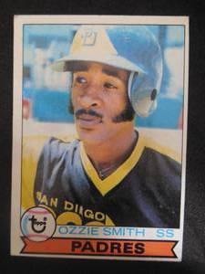 lot 110 image: 1979 Topps Ozzie Smith Rookie Card #116