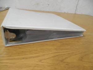 lot 129 image: 3 Ring Binder Full of Basketball Sports Cards in pages