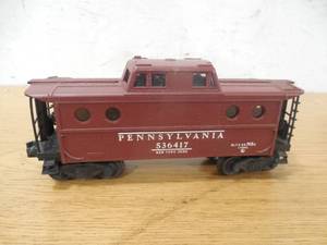lot 162 image: PENNSYLVANIA RAILROAD CABOOSE