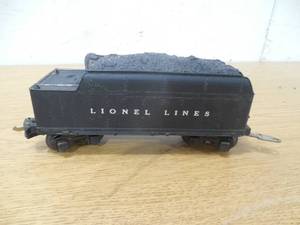 lot 167 image: Lionel 2666T Coal Car Tender Pre-War O-Gauge
