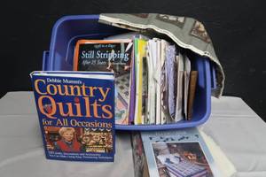 lot 86 image: SEWING QUILTING PATTERNS