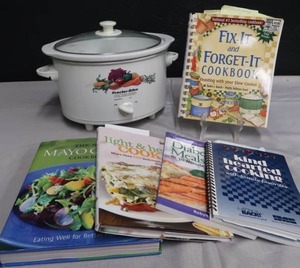lot 97 image: CROCK POT  COOK BOOKS