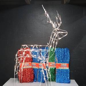 lot 250 image: LIGHTED DEER