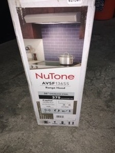 BROAN-NuTone Mantra 36 in. convertible under cabinet range hood with light in stainless steel NEW see pics