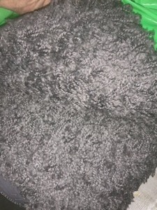 UNIQUE LOOM SOLID SHAG GRAPHITE GRAY 9 FT. X 12 FT. AREA RUG. SEE PICTURES