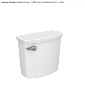 AMERICAN STANDARD VORMAX TOILET BOWL AND TANK IN WHITE. SEE PICTURES