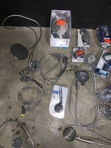 ASSORTED SHOWER HEADS. VARIOUS CONDITIONS SEE PICTURES