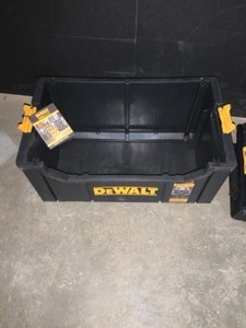 ASSORTED DEWALT TOOLSTOOLBOXS. SEE PICTURES
