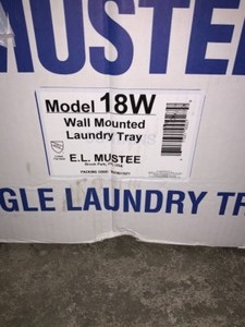 MUSTEE UTILATUB 20 IN. X 24 IN. FIBERGLASS WALL MOUNT LAUNDRYUTILITY TUB. SEE PICTURES