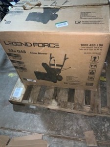 LEGEND FORCE 22 IN. TWO-STAGE GAS SNOW BLOWER WITH RECOIL START. SEE PICTURES