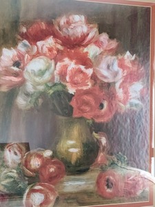 lot 83 image: Ornate Framed Floral Print