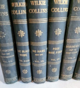 lot 98 image: Vintage Wilkie Collins Book Set