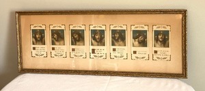 lot 36 image: Vintage Framed JesusCrucifix Prints