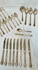 lot 232 image: Silver Plated Flatware Lot