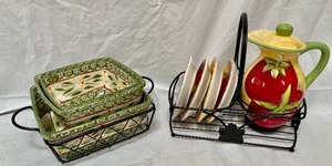 lot 239 image: Colorful Kitchen Conglomeration